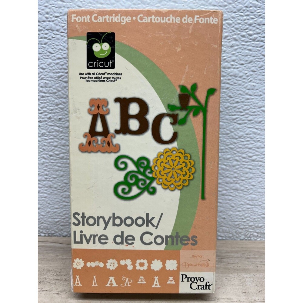 2009 Cricut ABC Storybook Livre De Contes Provo Craft Shapes Cartridge Set